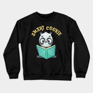 Cute Smart Cookie Sweet little reading panda hello cute baby outfit Crewneck Sweatshirt